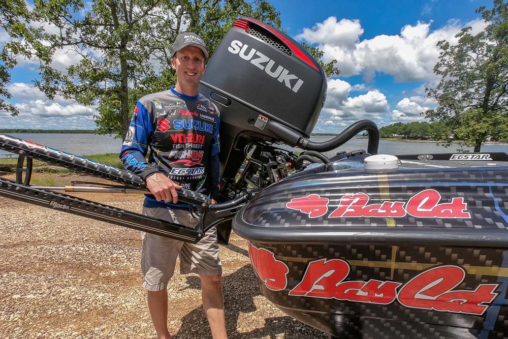 Brandon Card takes us on a tour of his Bass Cat, starting with his Suzuki 250 SS. 