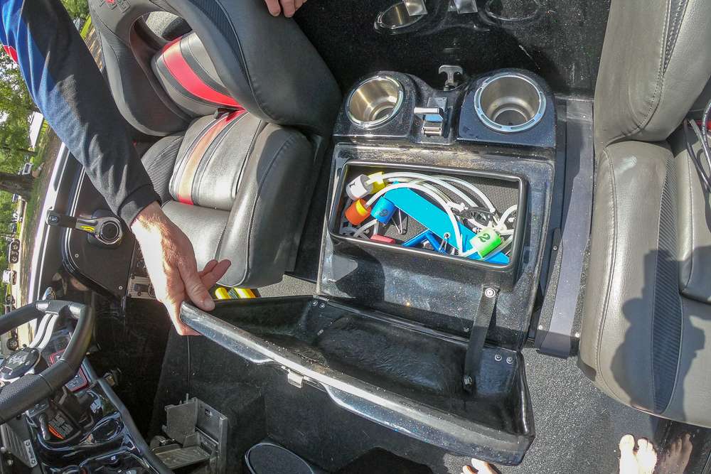 Culling kit is under the center console. 