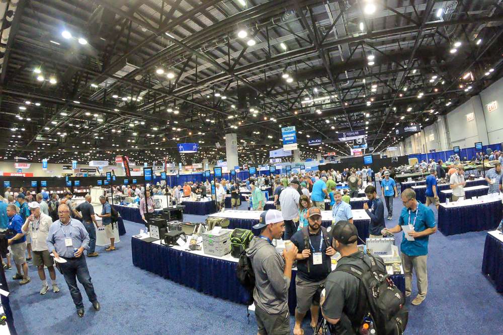 The New Product Showcase is typically the press' first look at all the new products debuting at ICAST. The last few years that's been a little less true as companies get out ahead of the unveiling with their own events and releases, but this is still the epicenter of the fishing world for one night. Here's a look at some of the products B.A.S.S. editors saw at the event. 