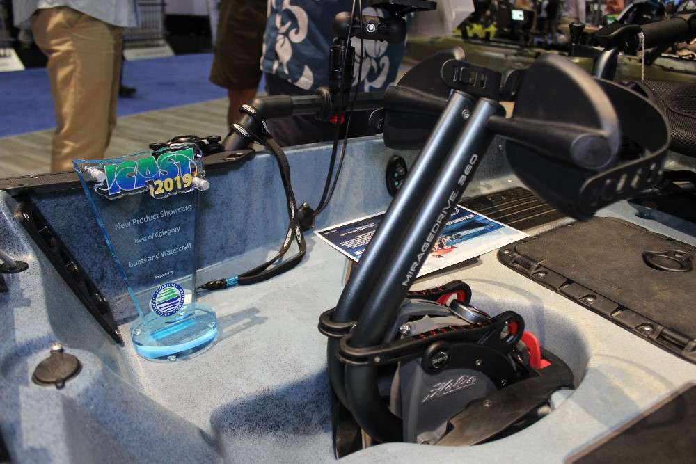 The new MirageDrive 360 won Best Watercraft because it is the first pedal drive that can spin itself, allowing you to change direction on a kayak like never before. 