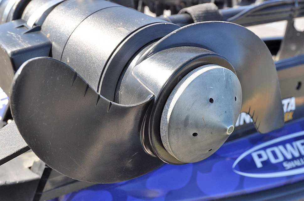 A T-H Marine G-Force Eliminator Prop Nut reduces prop noise and vibration. It also has cooling ports that reduce the motorâs operating temperature.