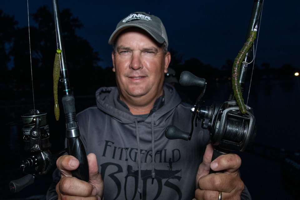 <b>Cliff Prince (65-4; 10th) </b><br> Cliff Prince used two soft plastic rigs at Cayuga Lake. Those included a 3/16-ounce Owner Shaky Ultrahead, with 4.5-inch Bass Assassin Litâl Tapper. He also used a Texas-rigged 5.25-inch Bass Assassin Fat Job on 3/0 Owner 4X Jungle Flipping Hook, and 1/4-ounce Fitzgerald Fishing Tungsten Worm Weight.  