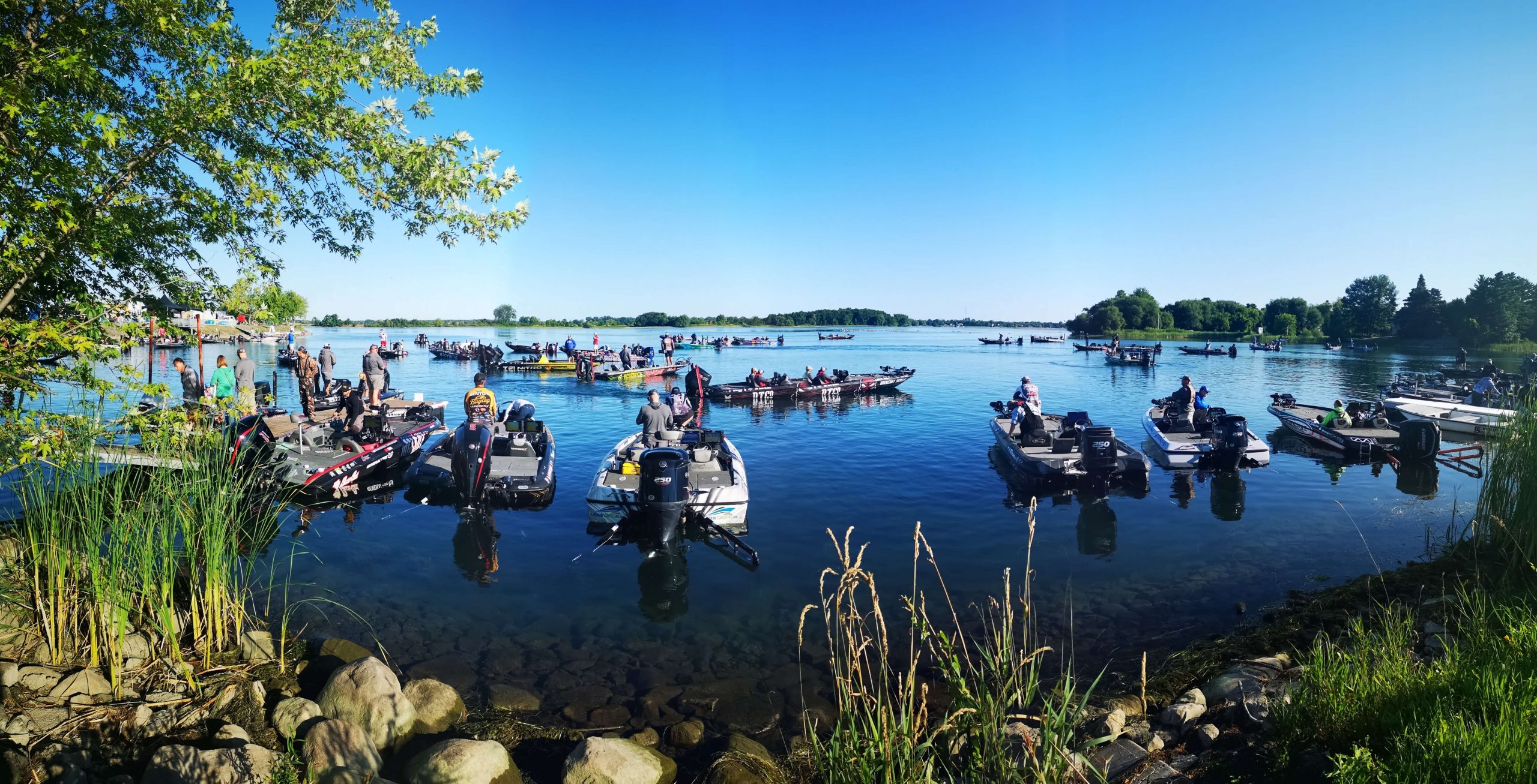 Elites get ready for Day 1 to start on the St. Lawrence. 