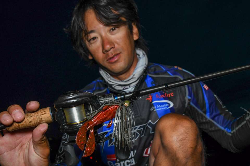 <b>Daisuke Aoki (42-3; 4th) </b><br> Daisuke Aoki used a Z-Man Evergreen Chatterbait Jack Hammer and two lures offered by his company.  