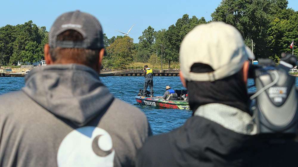 Tag along with Chris Zaldain as he gets it done on Day 1 of the 2019 Berkley Bassmaster Elite at St. Lawrence River presented by Black Velvet!
