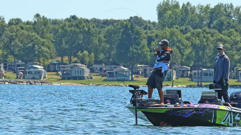 Follow Cory Johnston has he tackles day one of the 2019 Berkley Bassmaster Elite Series at St. Lawrence River presented by Black Velvet.