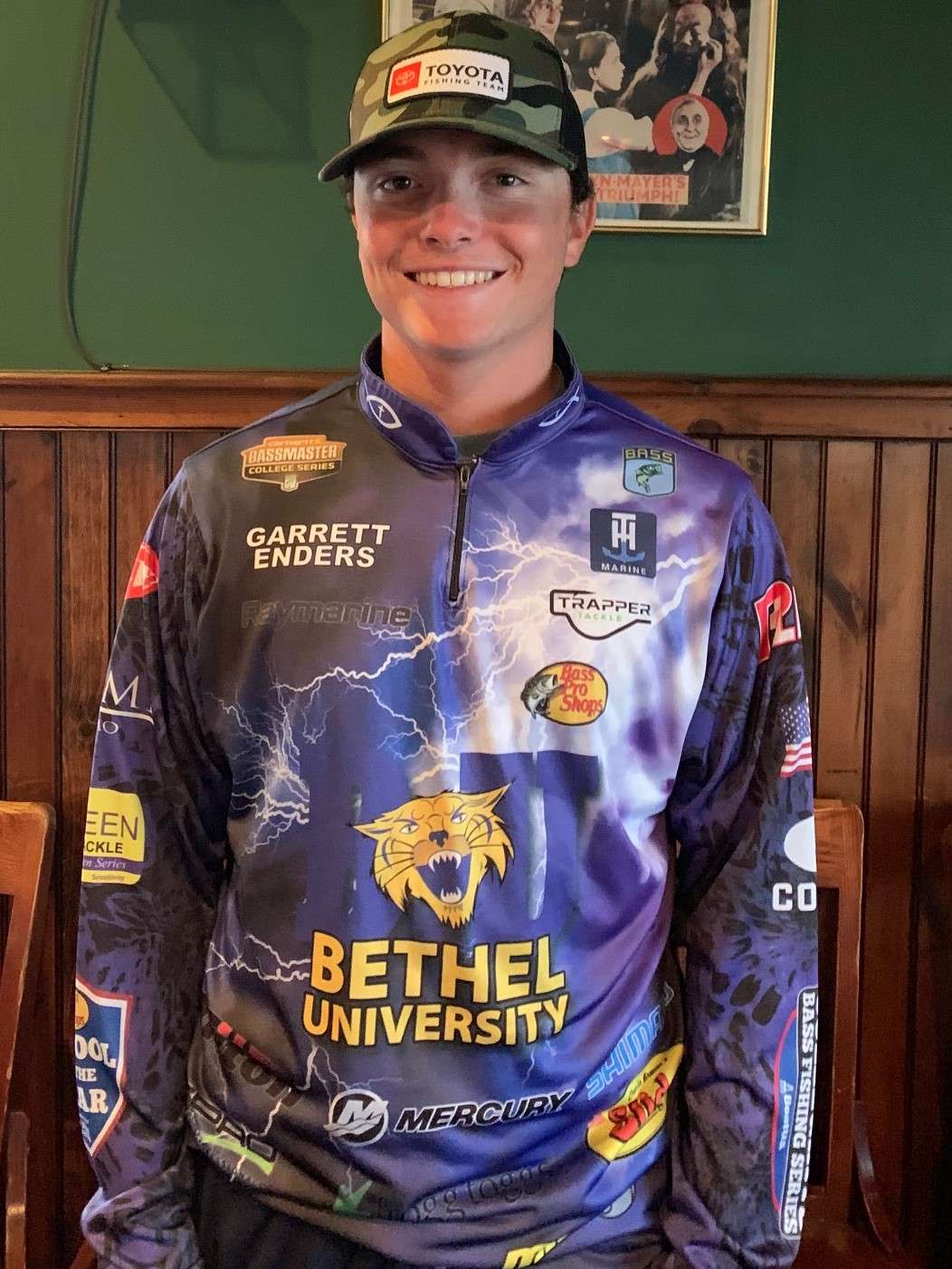 No. 5 seed<BR> Garrett Enders, Bethel <BR> Age: 22. Hometown: Mifflinburg, Penn.<BR> Graduated in spring, Bachelor Degree in Business Management.<BR> Favorite technique: Any type of smallmouth fishing.<BR> Thoughts on Watts Bar: âIâm familiar with it. My partner Cody and I competed in the College Classic there this past spring as well as a recent college face-off event.â<BR> Weight to advance: âIt will take 12 Â½ pounds to win the first round of competition.â<BR> What would it mean to advance to the Bassmaster Classic? âIt would mean everything to win an event that is as prestigious as (the College Classic Bracket.) I would like to pursue bass fishing as a career and this tournament has opened so many doors for past college anglers. It also allow us as competitors to experience what it try is like to be a professional angler.â
