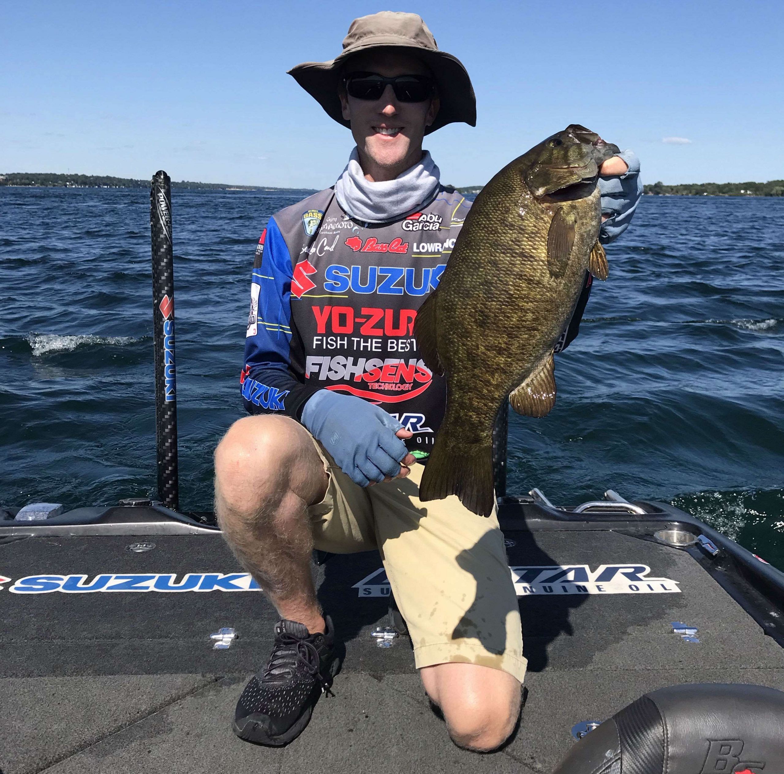 Keep calm and fish on! This one is a keeper for sure for Brandon Card.