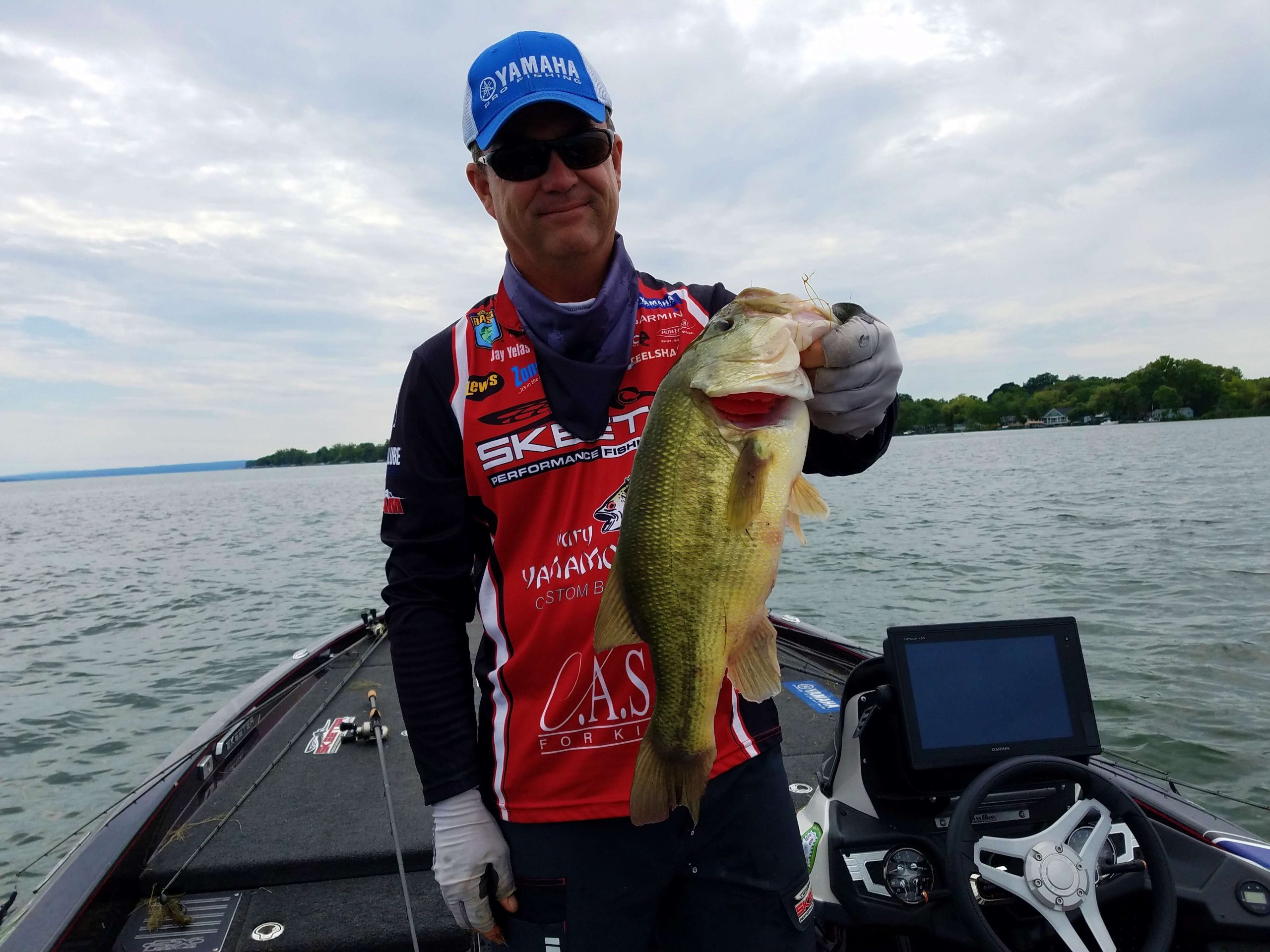Jay Yelas with a 3.75 to cull out his last small keeper.