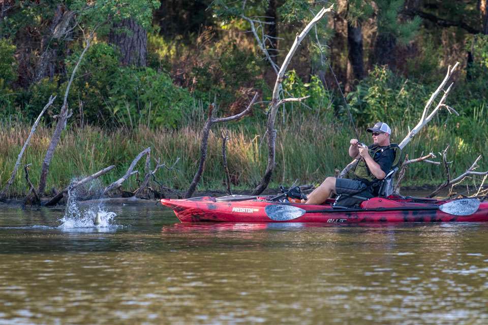 <b> What do you like about fishing from a kayak, and how can kayak fishing make you a better angler?</b></p>

<p>Itâs a way for me to relax, but Iâm still improving my game. The kayak has reminded me a lot about being stealthy, of making the most of what youâve got to fish. Those are things I knew, but itâs easy to forget. So the kayak has been an important piece of the equation, too. </p>

<p>Being able to access waters that donât get fished often, youâre just going to get more bites. And thatâs the key to becoming good at a technique â going somewhere where you can generate a lot of bites. It helps you. For instance, when the vibrating jig first came out, I thought it was a spinnerbait. Itâs not, so youâve got to change your line, find the right hook, find the right rod and reel. Those are the kinds of things I have the opportunity to be 100 percent on before I ever go to a tournament.