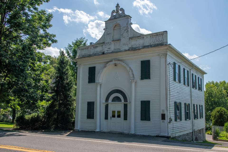 The Scipio Lodge No. 110 of the Free and Accepted Masons is housed in building that dates to 1819.