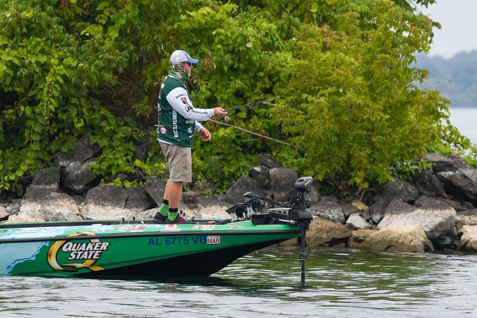 Scott Canterbury made a charge on Championship Sunday at the Berkley Bassmaster Elite at St. Lawrence presented by Black Velvet. Here's how his day went. 