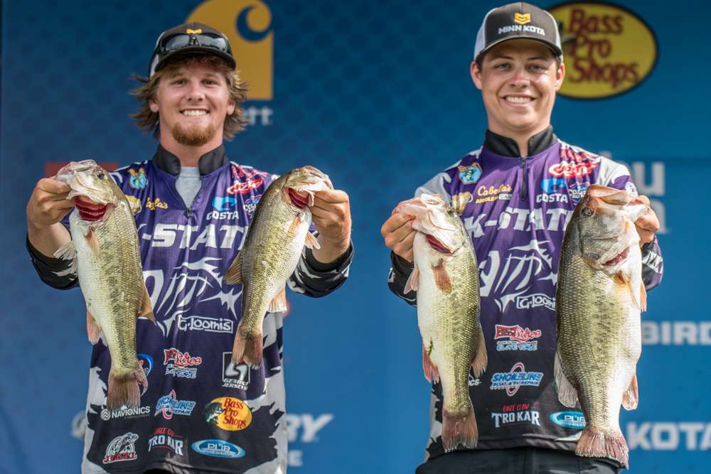 Will Andrie and Gaige Blanton of Kansas State University (9th, 33 - 10)	