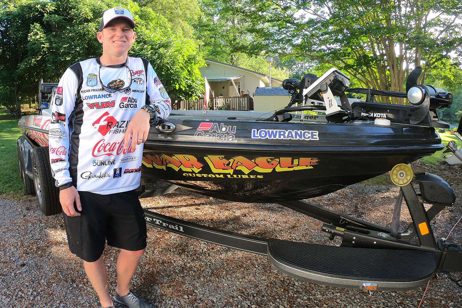 Georgia pro Micah Frazier took a little time between rigging rods to walk us through his 2019 Ranger. He and his family stayed with Stetson Blaylock and his family for the 2019 Academy Sports + Outdoors Bassmaster Elite at Lake Guntersville. 