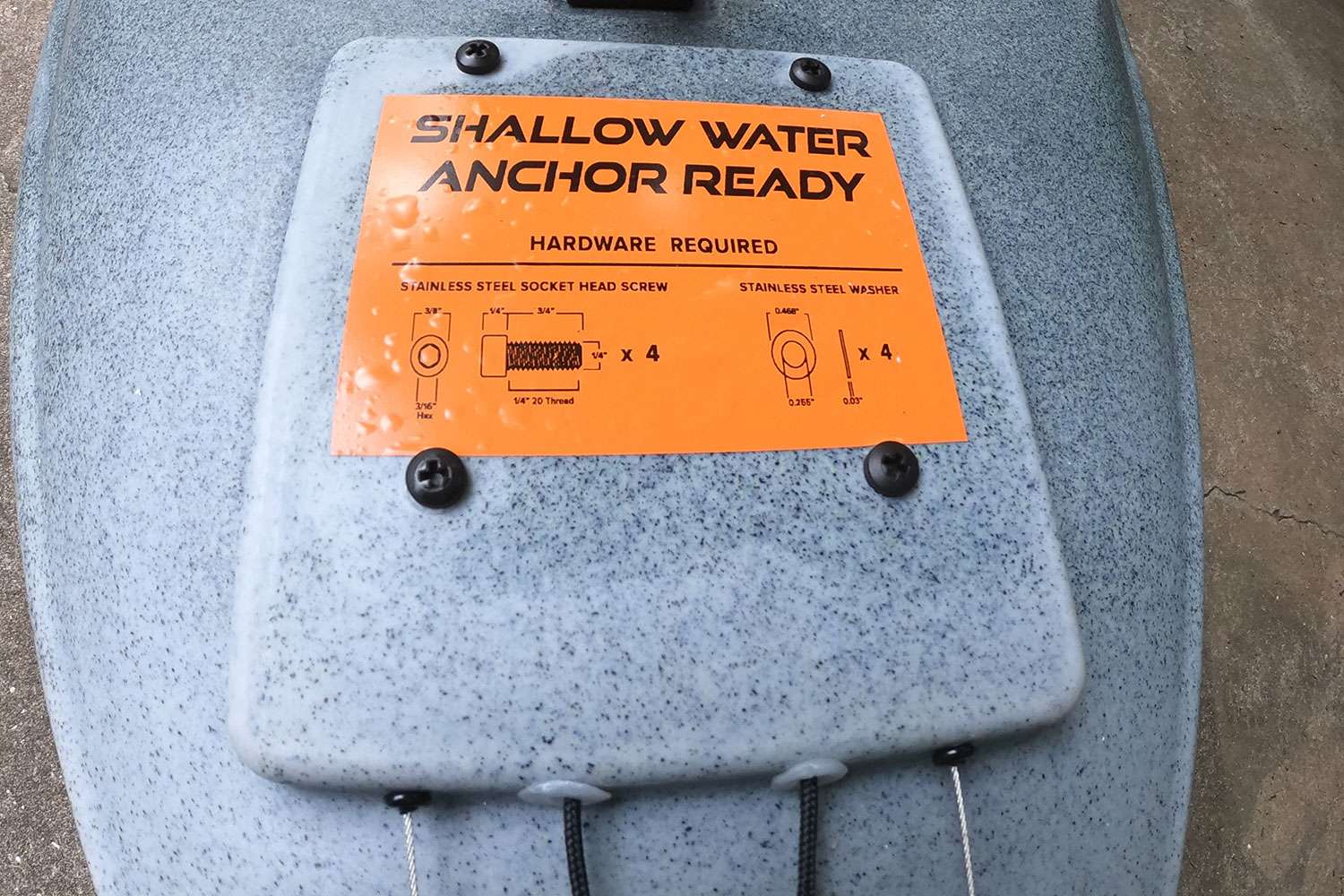 Also new on the Predator is a shallow-water-anchor ready plate that will make for an easy install.