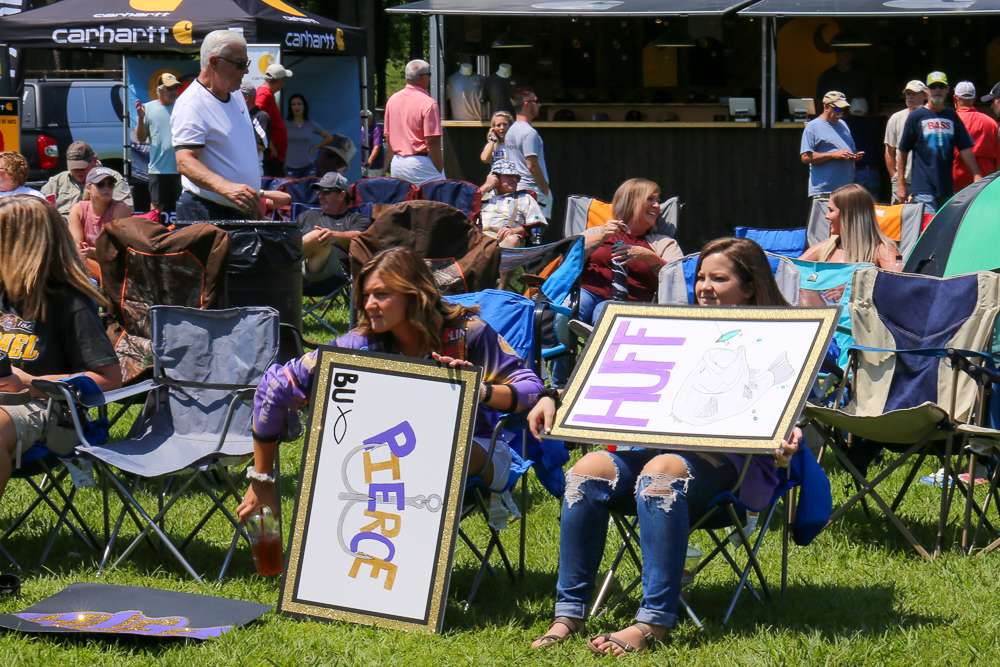 Bethel University always brings a big group of fans with some very well designed signs. 