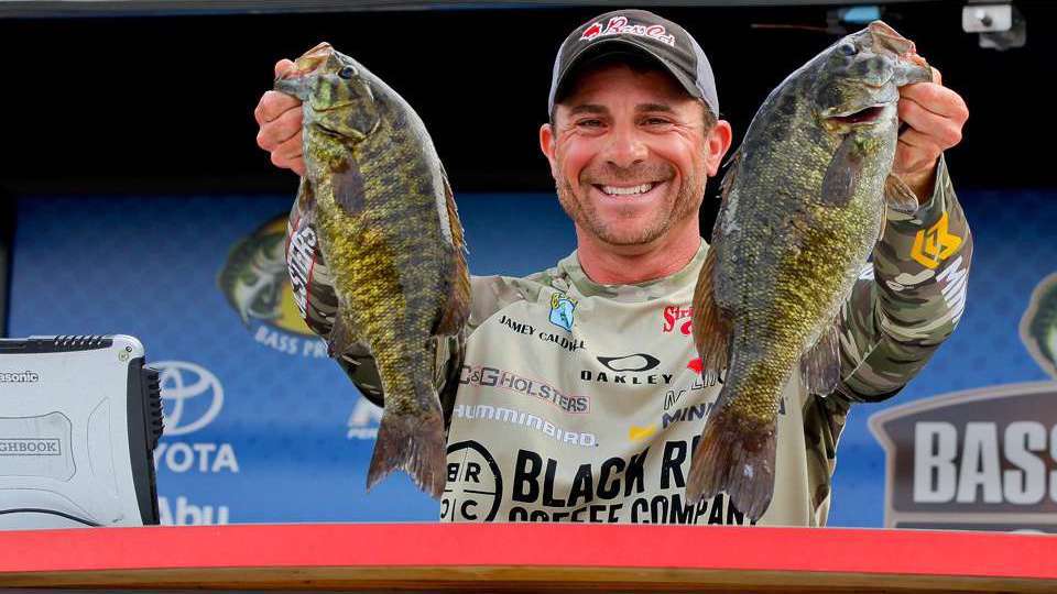 Largemouth and smallmouth. It can take both to win late summer tournaments on Oneida Lake. This time the bite leaned more toward smallmouth at the season finale Basspro.com Bassmaster Eastern Open.  
<p>
<em>All captions: Craig Lamb</em>