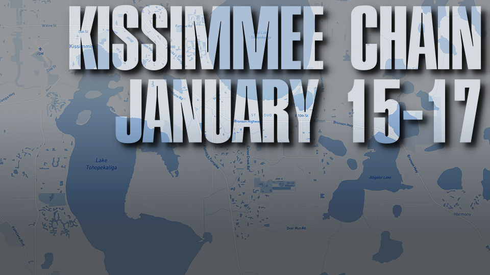 The schedule for the Eastern Division will begin in Kissimmee, Fla., at the Kissimmee Chain of Lakes on Jan. 15-17. 
