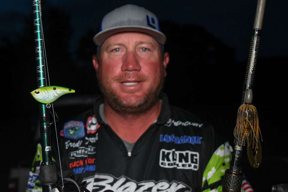 <b>Bradley Dortch (35-10; 12th) </b><br>
Bradley Dortch used a 5/8-ounce Jenko Fishing Trapline Rip-Knocker for fishing in the grass, and a 4-inch Berkley PowerBait Chigger Craw, on 4/0 straight shank hook, with 1-ounce weight. 
