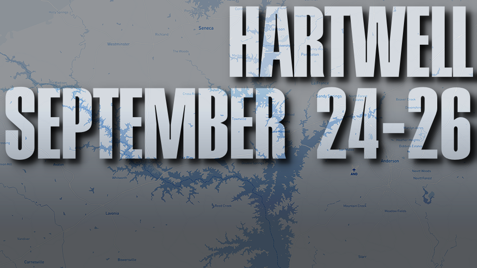 The Eastern Division points race and the Elite Series berths that go with it will be decided at Lake Hartwell in Anderson, S.C. on Sept. 24-26.