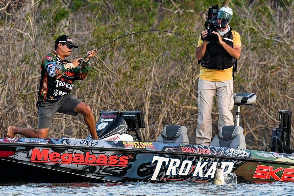 Zaldain led after two days on Lake Tenkiller, and he was one of only two anglers who weighed in more than 10 pounds on all four days. His high finish gave him hopes as the top 50 in the Toyota Bassmaster Angler of the Year race head to Lake St. Clair this week for the AOY Championship.