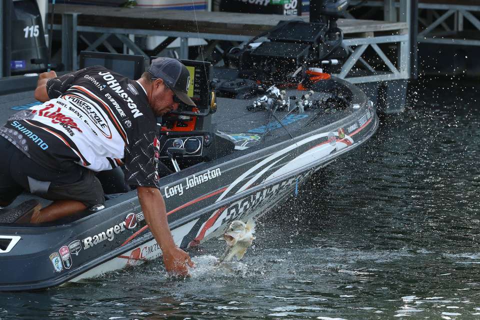 Cory Johnston kept his title hopes alive with a third-place finish at Tenkiller, cutting his deficit on the leader from 30 to 14 points. He has proven to be a force on most fisheries this season, and heâs a well-known commodity wrangling smallmouth on Lake St. Clair. Pundits give him a great shot at making up his deficit and becoming the first Canadian to take a major B.A.S.S. title.