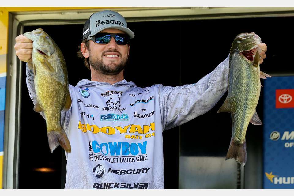 Another angler who closed the gap is Arkansasâ Stetson Blaylock, an event winner this season who made up 11 points on the lead and goes into the AOY Championship only 20 points back. 