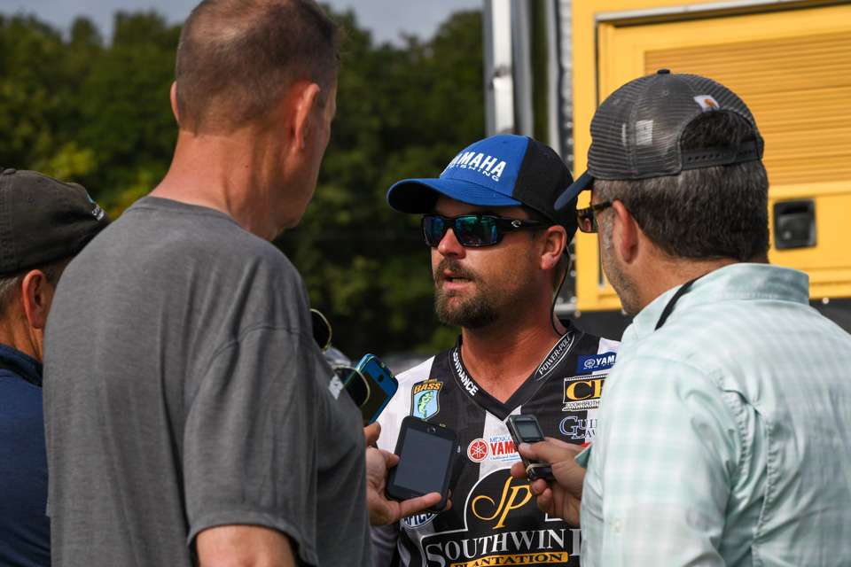 Drew Cook was given extra media attention after standing third at Tenkiller on Day 2, which gave him the unofficial AOY lead. Cook, who had left practice to attend a friendâs funeral, practiced only Wednesday and struggled on Saturday after being among the leaders. With only one fish, he fell to 28th in the event and goes to St. Clair fifth in the AOY standings, 28 points back. With one fish catch there, he will secure the Rookie of the Year title and its $10,000 windfall courtesy of DICKâS Sporting Goods, as he leads that race by 58 points.  