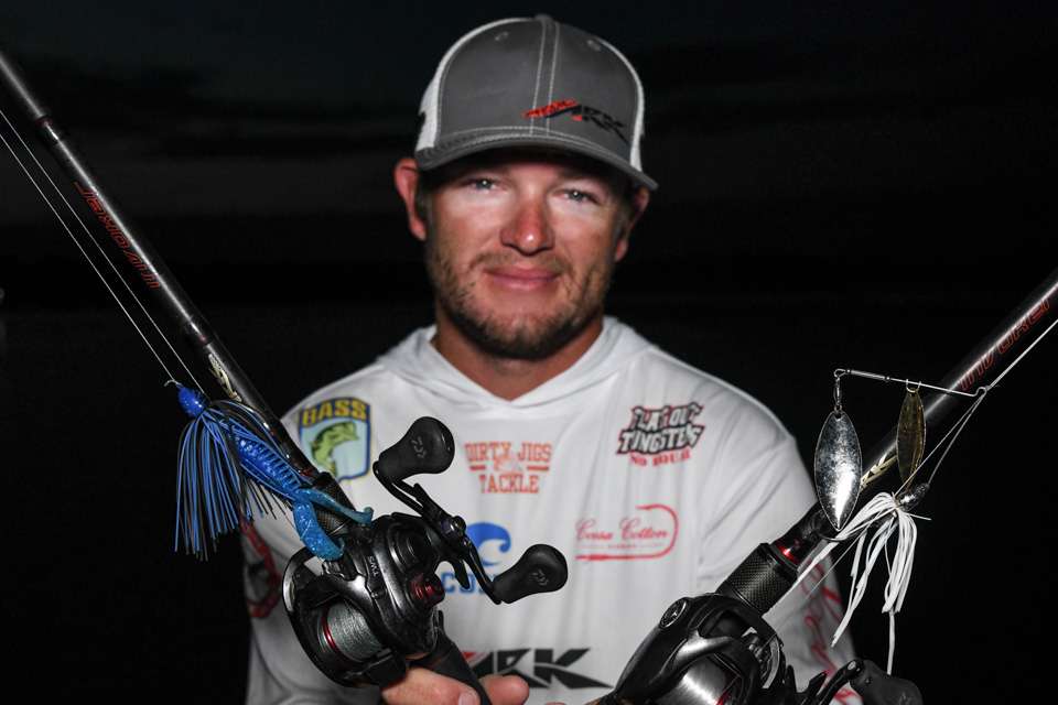 <b>Wes Logan (42-0, 5th) </b><br> The Springville, Ala., pro clinched Central Opens Angler of the Year with his fifth-place finish at Grand Lake. Logan primarily had a jig rod in his hands all three days, flipping either a 1/2-ounce Dirty Jigs Scott Canterbury Flippinâ Jig in shallow bushes or a 3/8-ounce jig â same manufacturer and model â on boat docks. He also caught fish on a Â½-ounce white double willowleaf (gold and silver blades) War Eagle spinnerbait. 