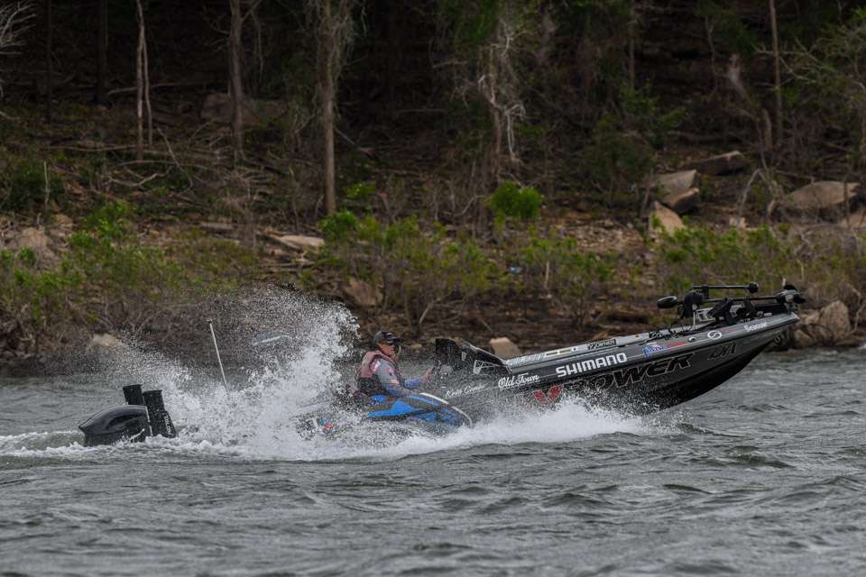 Take a look at Elite Series pro Keith Combs final day of the Cherokee Casino Tahlequah Bassmaster Elite at Lake Tenkiller.