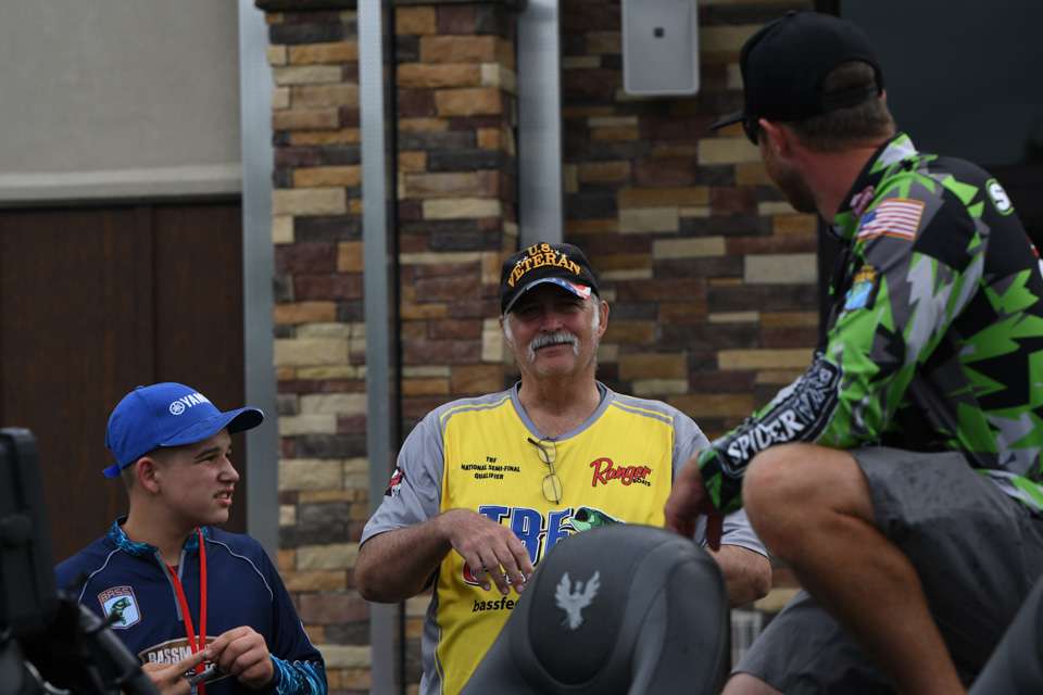 Here's a look at the scene of the final weigh-in at the Cherokee Casino Tahlequah Bassmaster Elite at Lake Tenkiller. 