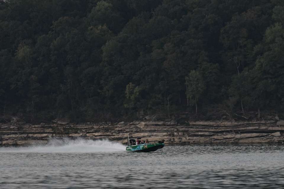 Toyota Bassmaster Angler of the Year leader Scott Canterbury had no problem getting bites early on the first day of the 2019 Cherokee Casino Tahlequah Bassmaster Elite at Lake Tenkiller. In fact, he had eight bites by 8 a.m. Scroll through this photo gallery to see how action and discover how many keepers the first-year Elite Series pro landed.