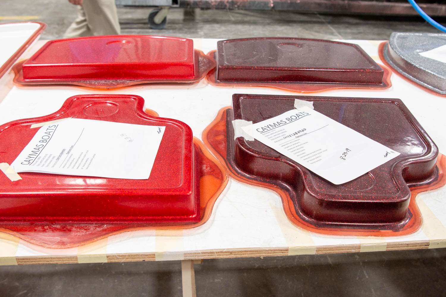 All lids are pressure molded to ensure perfect consistency and fit.