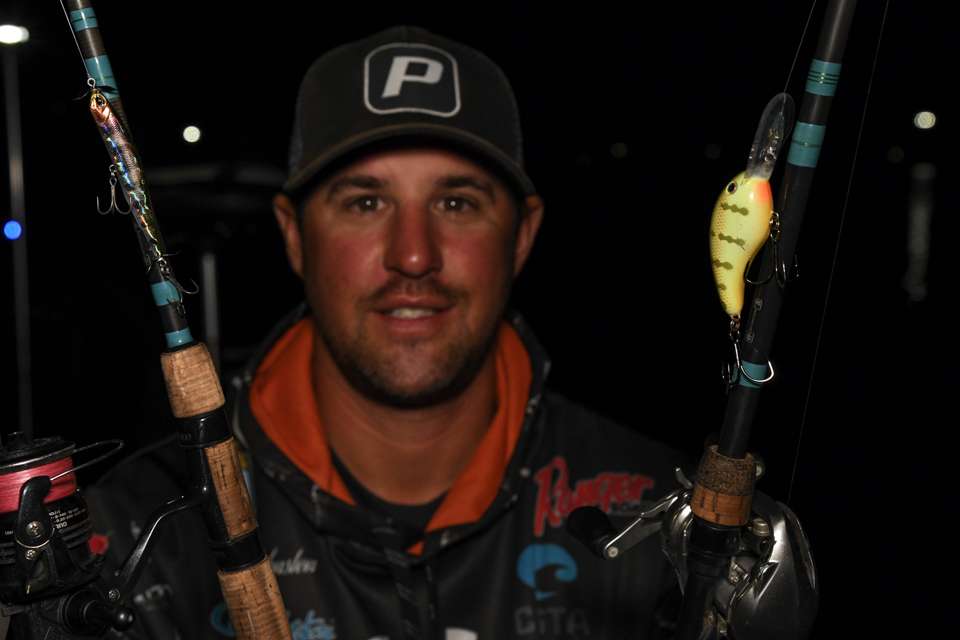 <b>Cory Johnston (63-2; 8th) </b><br>
Cory Johnston mixed it up with a drop shot, tube jig, spybait and crankbait. Those choices were a Strike King Pro Model 5XD crankbait, and Duo Realis G-Fix Spinbait 90 Spybait. 
