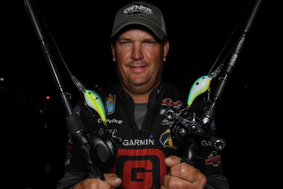 A Strike King Pro Model 5XD Crankbait was another choice. 