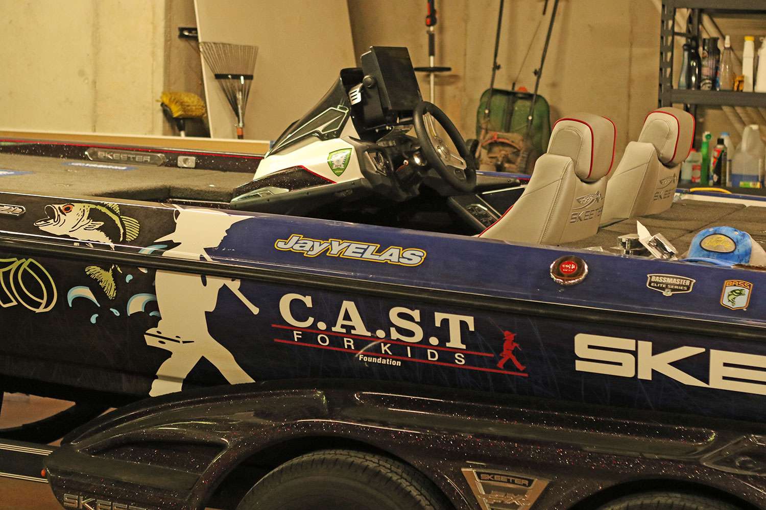 Jay Yelas has kept his boat at Canterbury's between tournaments. Yelas lives in Oregon, so it's a big help.