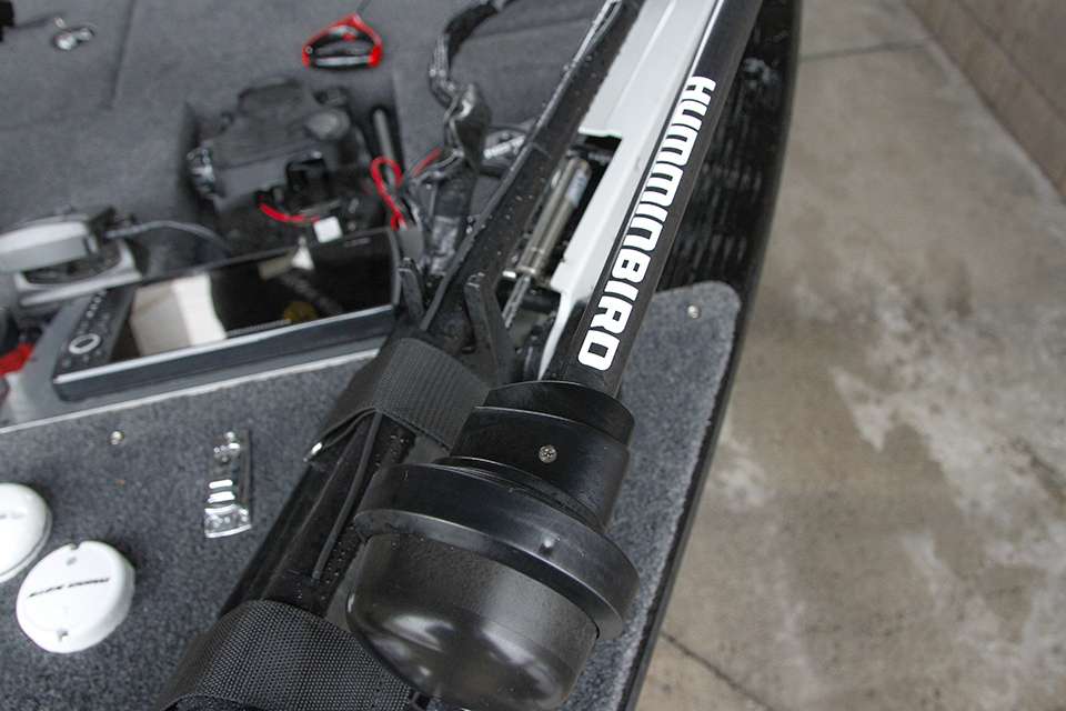 He also is utilizing a Humminbird 360 on the Bassmaster Elite Series.