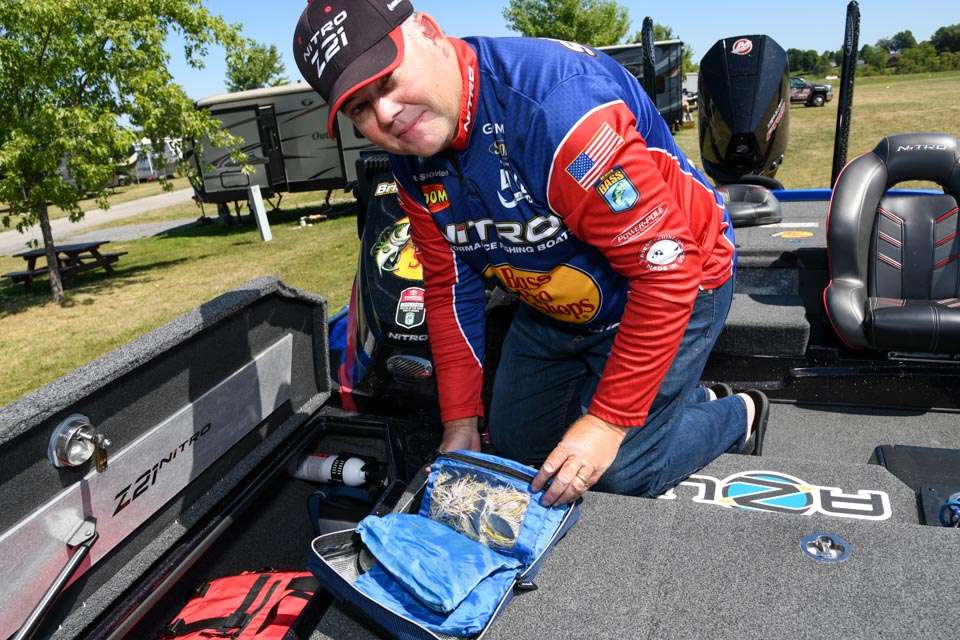 Spinnerbaits and buzz baits: I always have them, no matter where I go, and theyâre always in that rod locker,â he said.