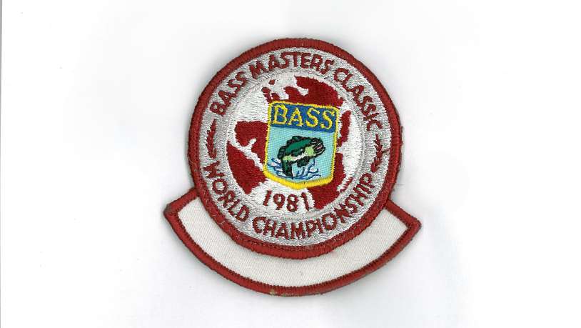 Rare Vintage Bassmaster Tournament Patch 1987 Kentucky Lake 