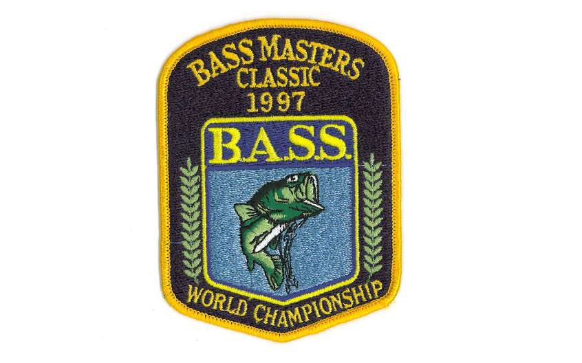 Rare Vintage Bassmaster Tournament Patch 1992 Oklahoma Invitational 