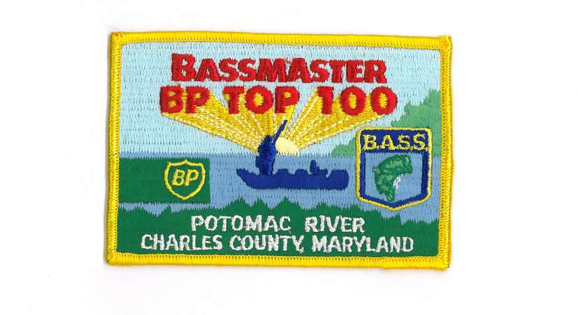 Rare Vintage Bassmaster Top 100 Tournament Patch Lake Seminole Georgia 