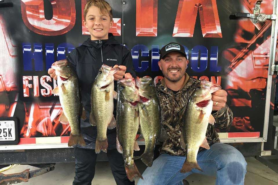 The top Youth Team was Brent and Whitt Broussard, who finished 19th overall with 13.61 pounds. They earned $500 and $500 in products.