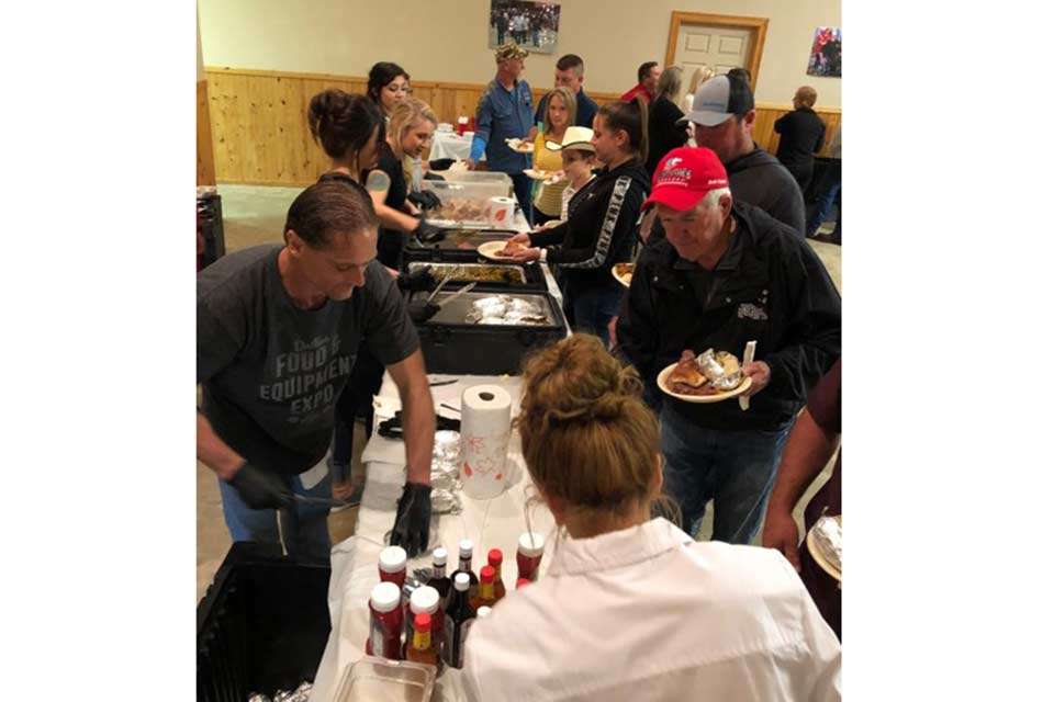 The weekend began with a dinner and live auction at the Event Center in Jasper on Friday night. Guests were treated to a steak dinner provided by The Stump restaurant.