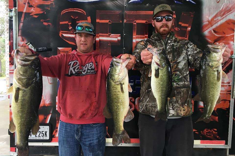 Jason Bonds and Steve Phillips teamed up to take fourth place, with an 8.95 kicker in their bag of 23.17, earning $3,000.