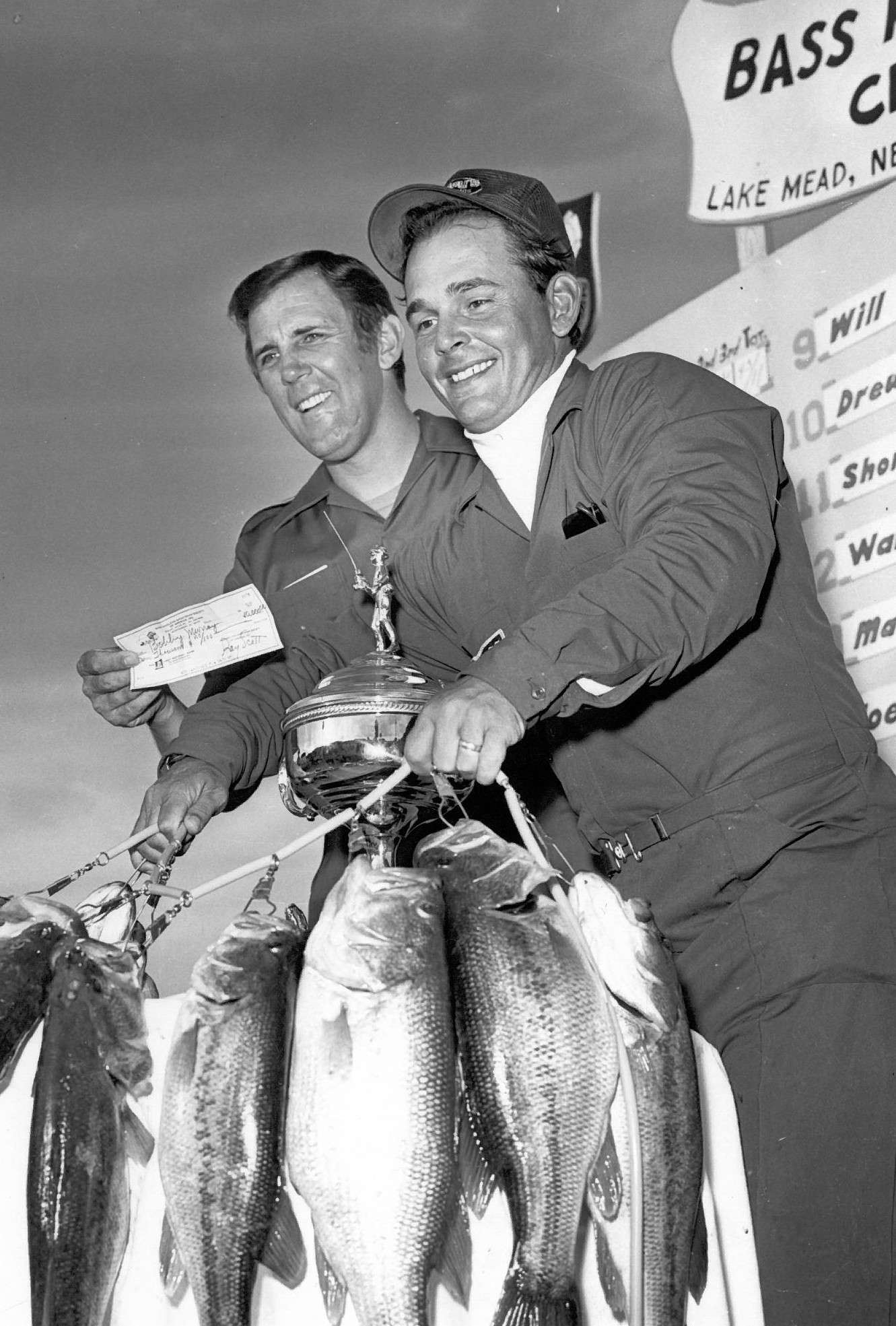 Ironically, the spinnerbait he used to win was a Zorro Aggravator, made by Stan Sloan, another competitor in the Classic. Sloan finished in 21st place with 5 pounds, 1 ounce. Sloan had won Ray Scott's other big first, the All-American Tournament on Beaver Lake in 1967.