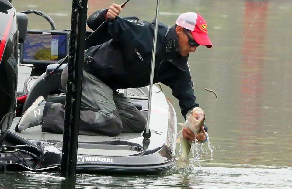 <b>Lake Hartwell</b><br>
Bed fishing and boat docks were the targets during yet another prespawn contest, this time in April on Lake Hartwell. 
