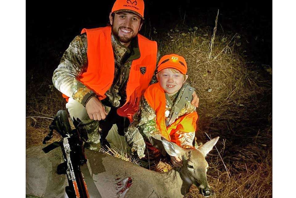 Stetson Blaylock, who won an Elite event last season, saw more winning in the family with his son, Kei. âSome days in life you just never forget and watching your son kill his first deer is high on that list for me! Super proud of you buddy!â