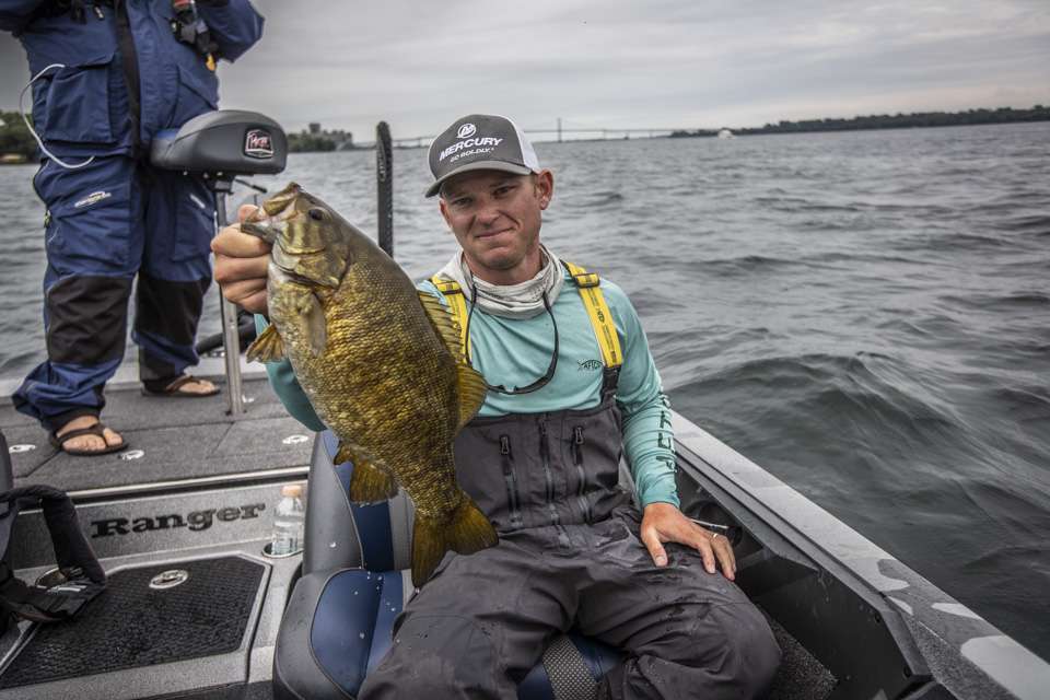 <b>St. Lawrence River</b><br>
Another smallmouth whack fest unfolded at Bassmaster Magazineâs Top Bass Lake in August. This time on the St. Lawrence River the fish got caught from end to end of the tournament waters. 
