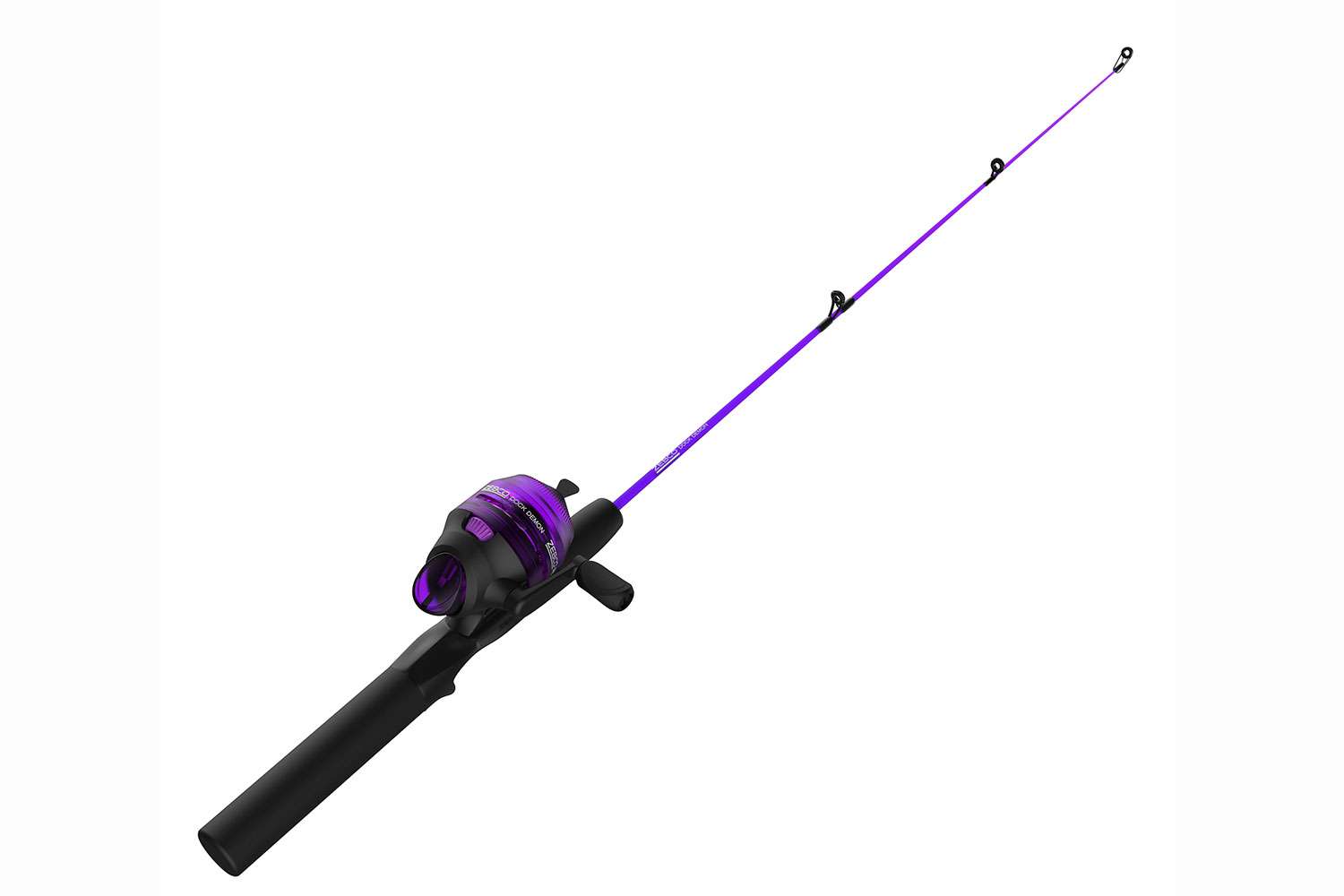 <p><b>Zebco Dock Demon</b></p>
You would be hard-pressed to find a tougher, more affordable 30-inch rod-and-reel combo in all of fishing than Zebcoâs take-anywhere Dock Demon. Not only does the reel feature metal gears typically reserved for far pricier spincast reels, but the 30-rod is made of durable fiberglass to endure any adventure or adversity anglers put it through. The combo also features the patented no-tangle design that made Zebco reels famous, as well as a comfortable EVA foam handle on the rod. The reel comes pre-spooled with 6-pound line. <br>
<p><b>MSRP: $13.99</b></p>
<a href=