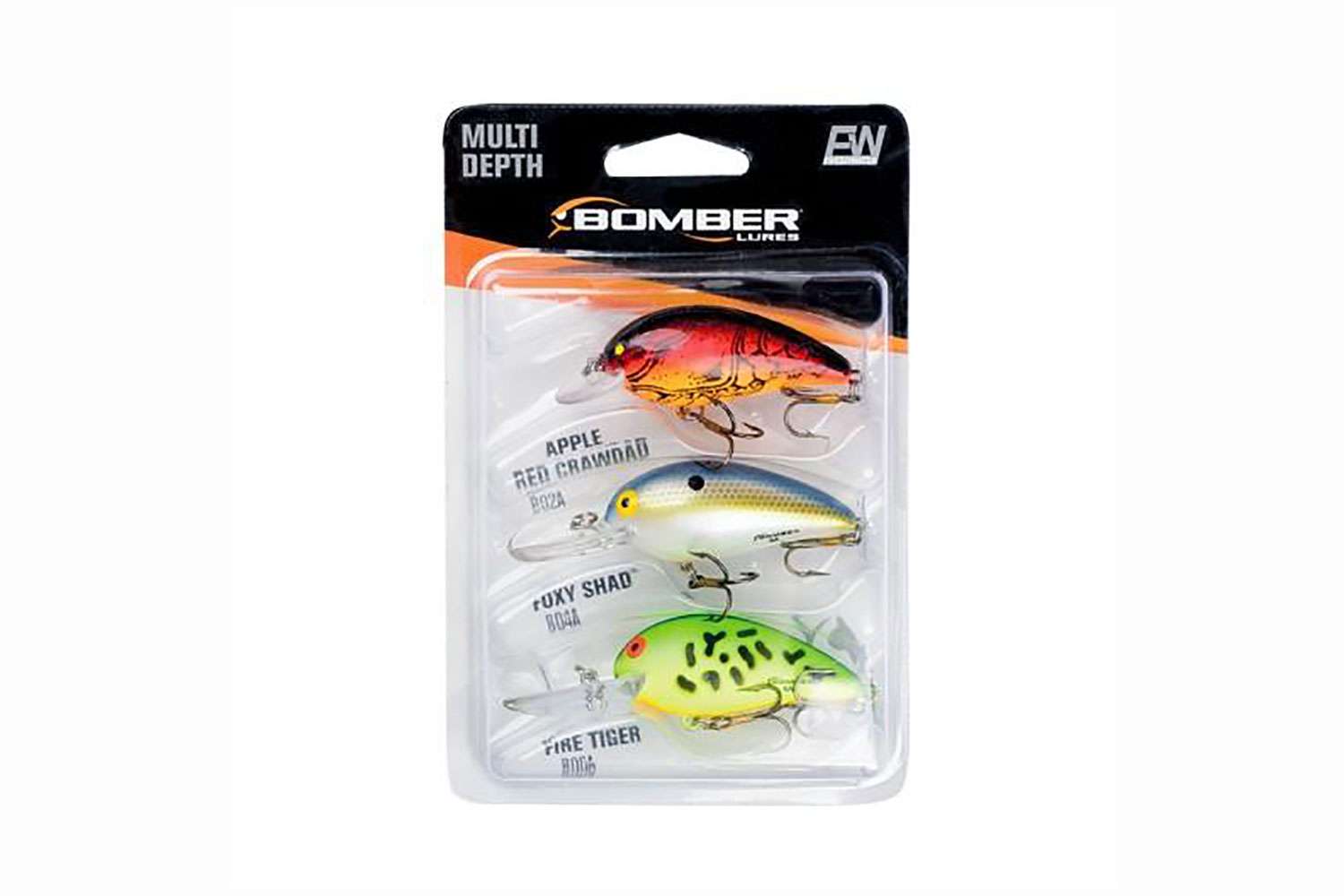 <p><b>Bomber Model A Kit</b></p>
The Model A kit comes equipped with three different size models built for cranking depths from 2 to over 8 feet deep. This kit is a perfect gift for any fisherman because it features crankbaits that cover a wide variety depths, especially for bank anglers.<br>
<p><b>MSRP: $13.49</b></p>
<a href=